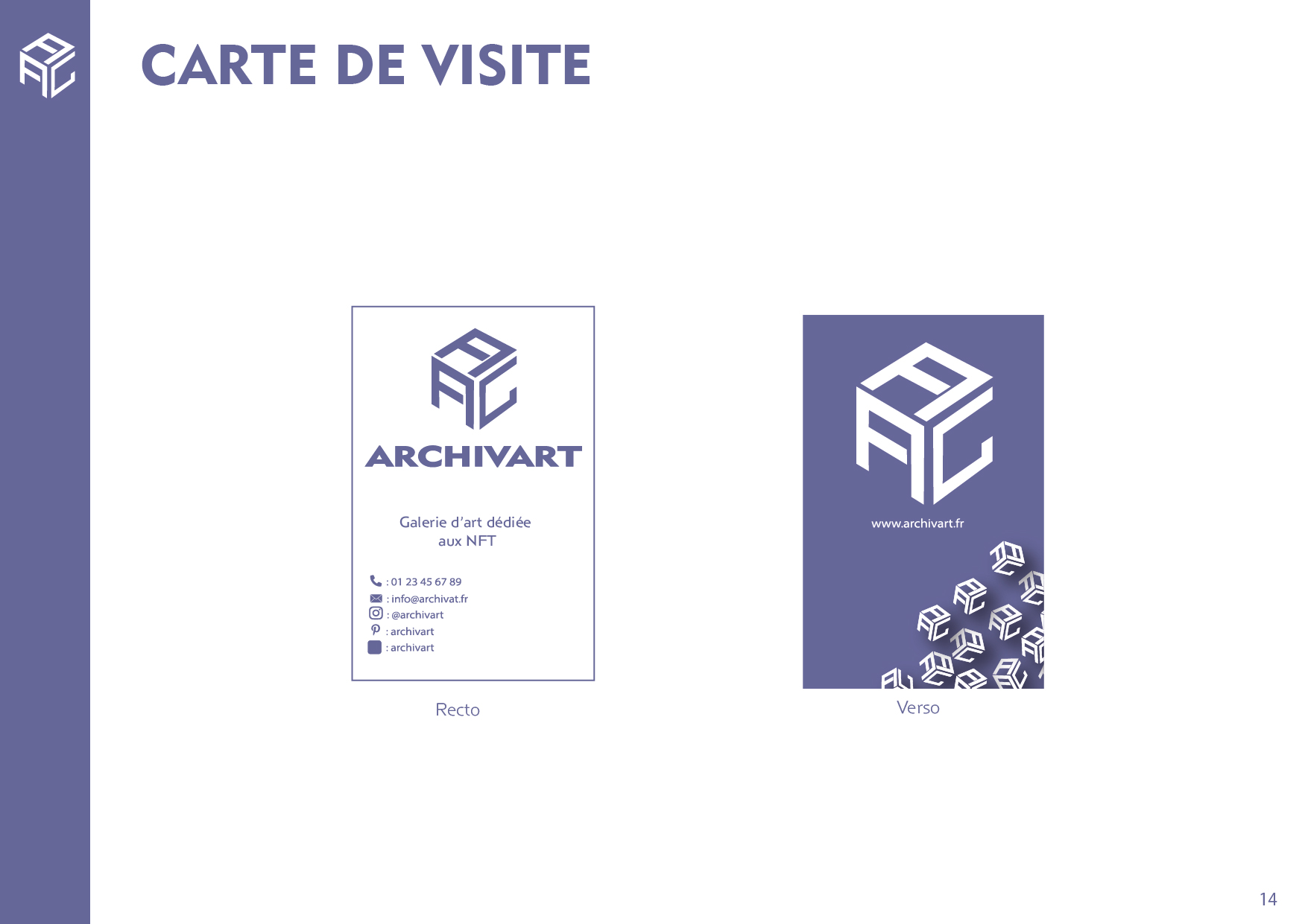 Les cartes de visites