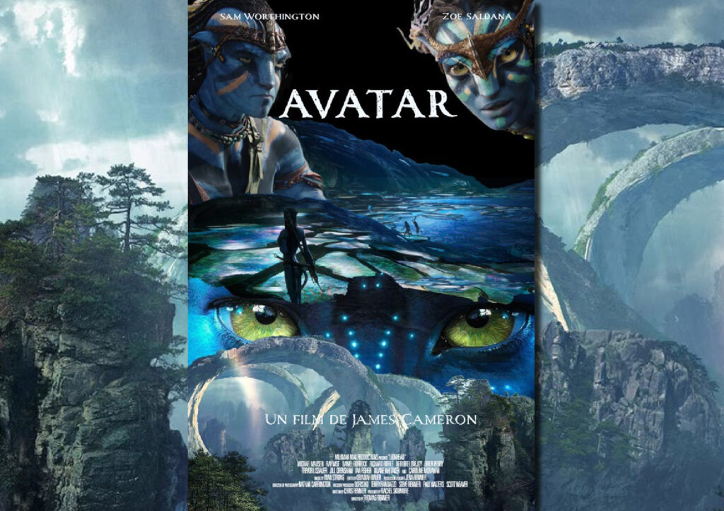 Ma version du film Avatar, un clin d'oeil à AVATAR 2 qui est sorti en salle le 14 décembre 2022.