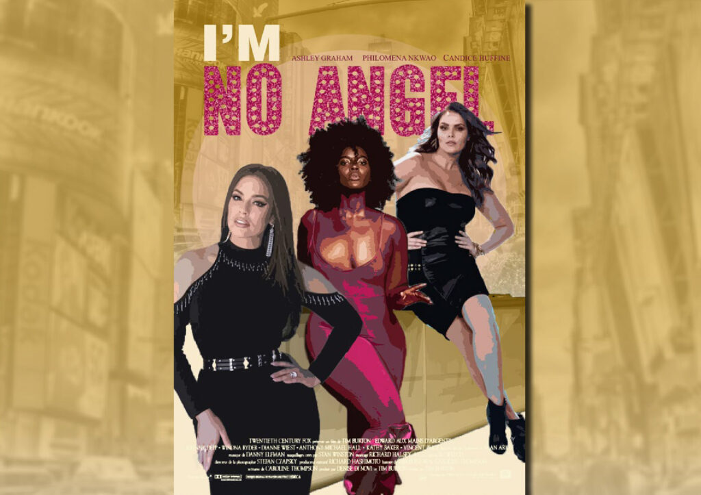 I'm NO ANGEL, création, inspirée par les égéries de la marque de lingerie CACIQUE, qui a recruté des mannequins aux formes généreuses pour leur campagne publicitaire "I' m not an Angel" qui a fait grand bruit à l'époque (~2015 )