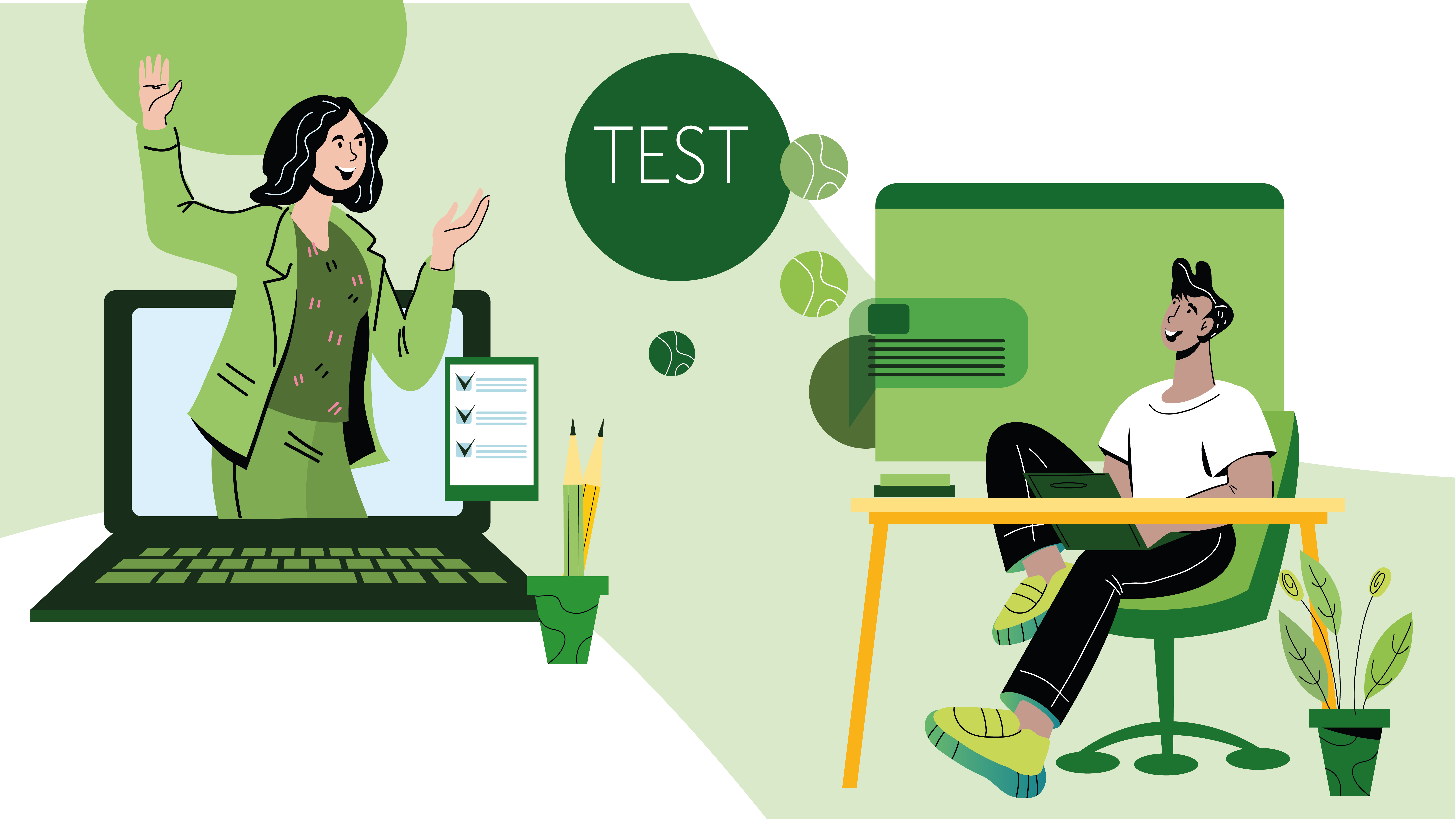 Flat design-test