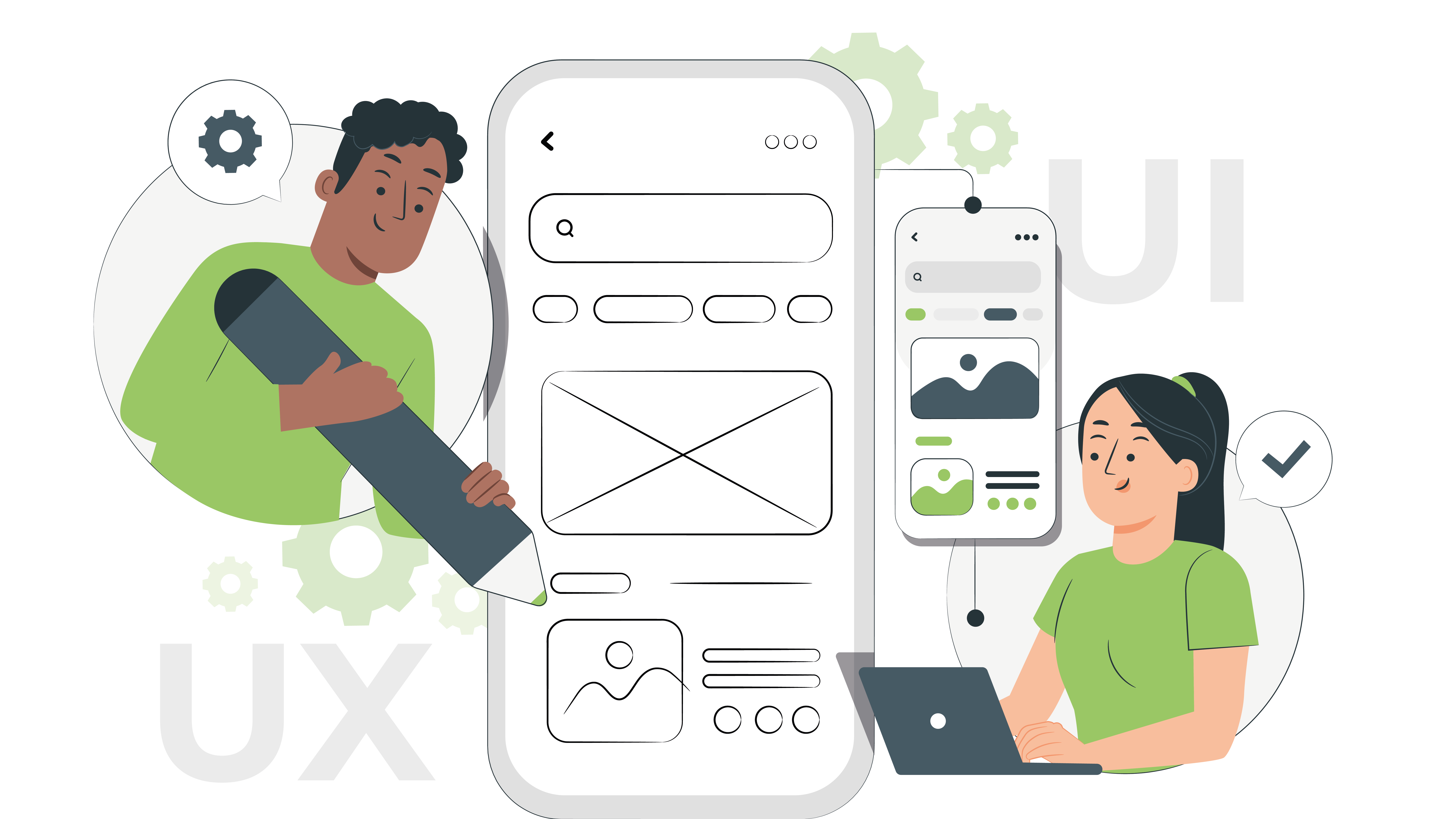 Flat-design-wireframing