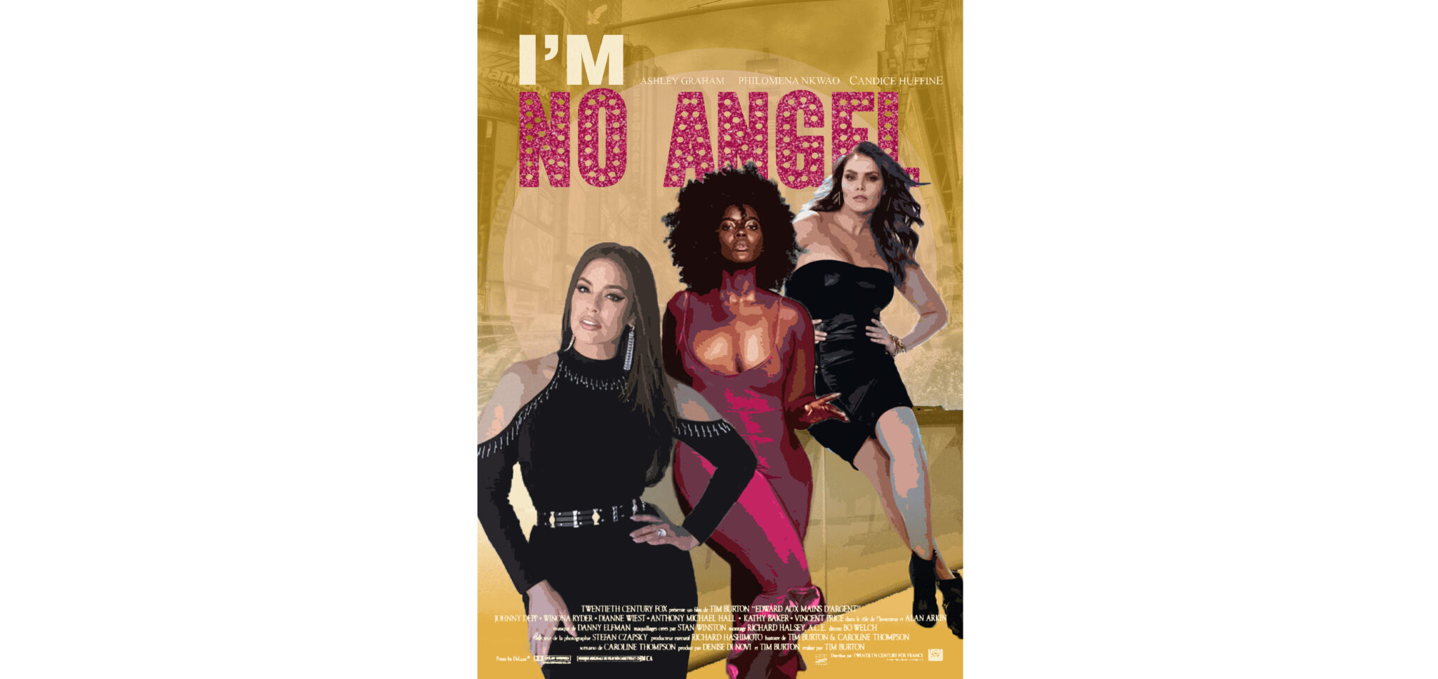 Affiche : I'm no Angel-Célébration des tops models  aux formes généreuses